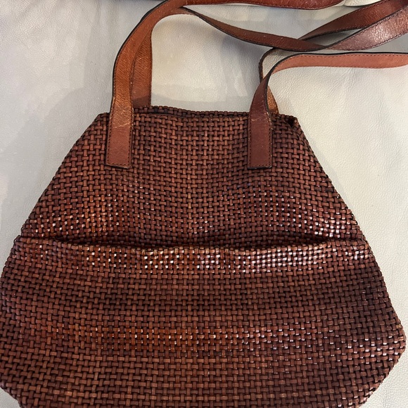 Americana by Sharif Brown Leather, handle is damage, see photos. - Picture 2 of 7